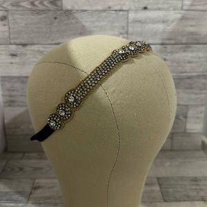 Rhinestone sparkling elastic head band